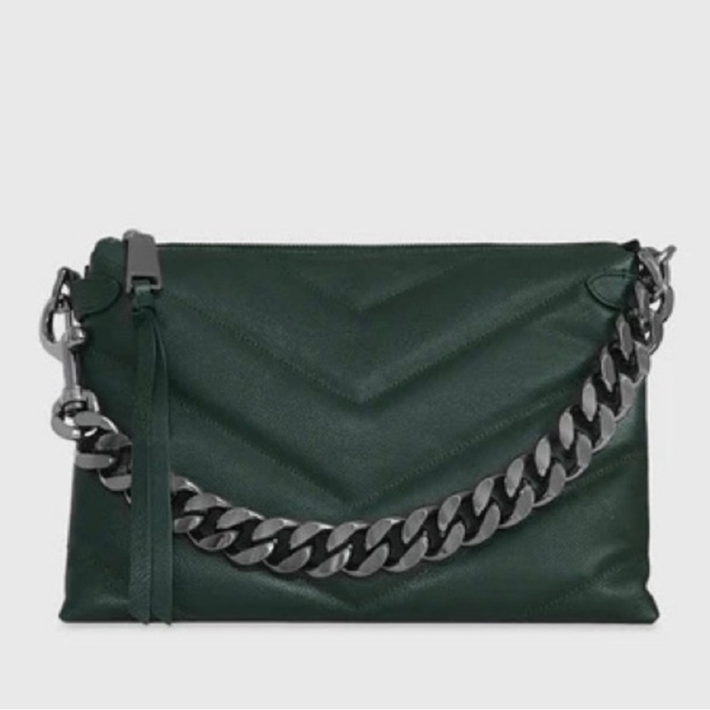 Rebecca Minkoff NWT/Maxi Edie Quilted Leather Shoulder Bag